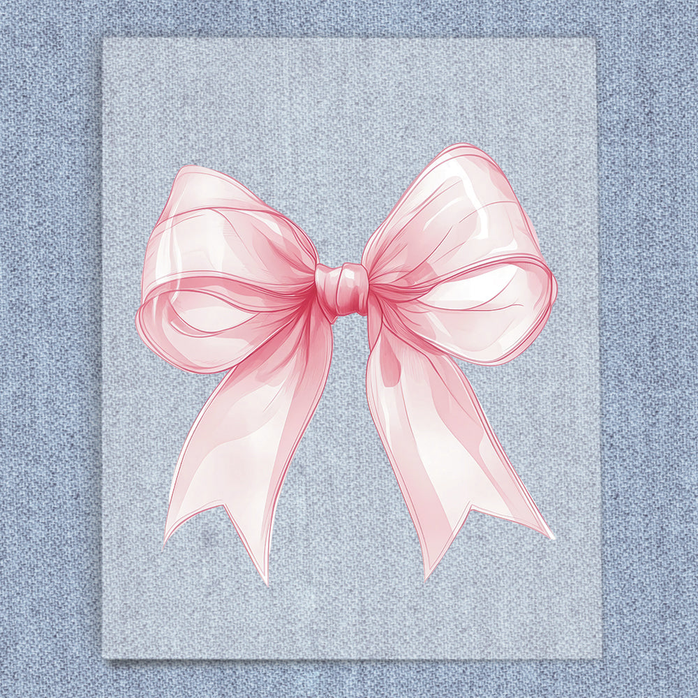 Pink Silk Coquette Bow