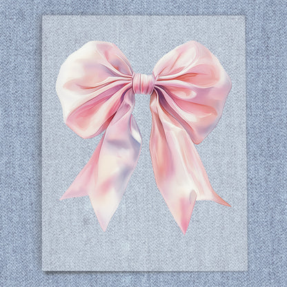 Pink Silk Coquette Bow