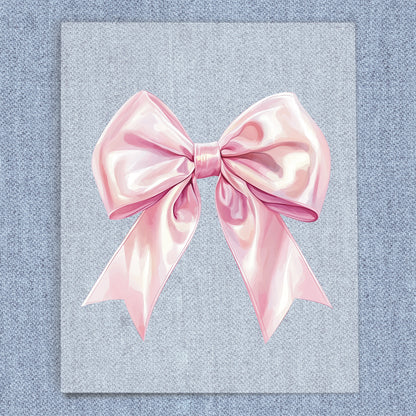 Pink Silk Coquette Bow