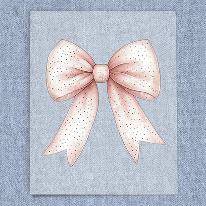 Pink Sparkle Coquette Bow