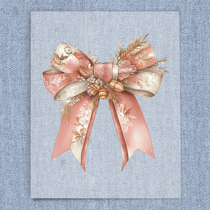Pink Winter Coquette Bow