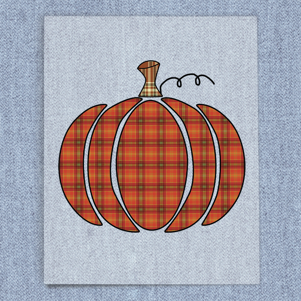 Plaid Pumpkin Orange