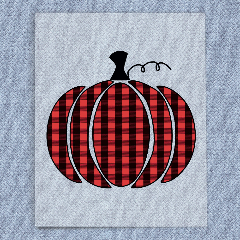 Plaid Pumpkin Red