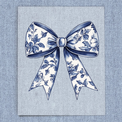 Polish Pottery Inspired Coquette Bow