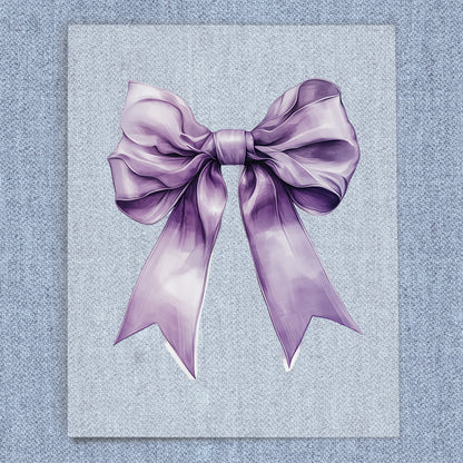 Purple Coquette Bow