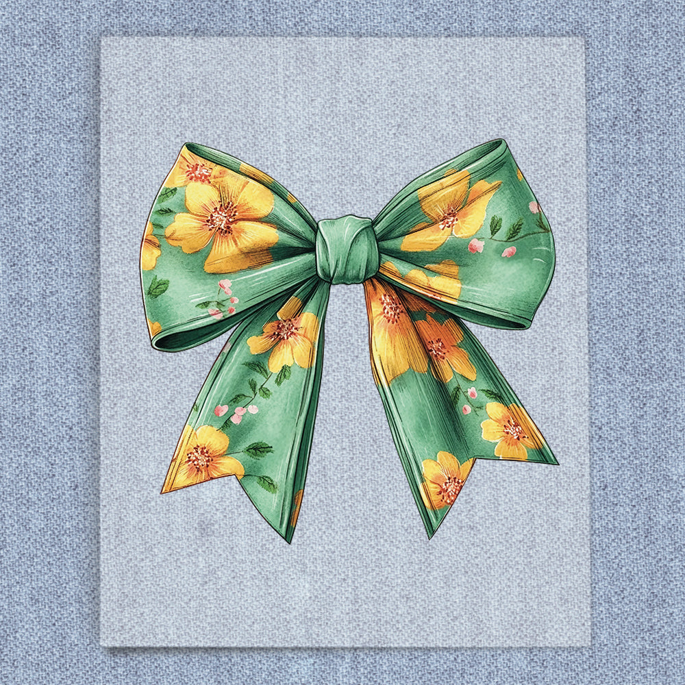 Summer Flowers Coquette Bow