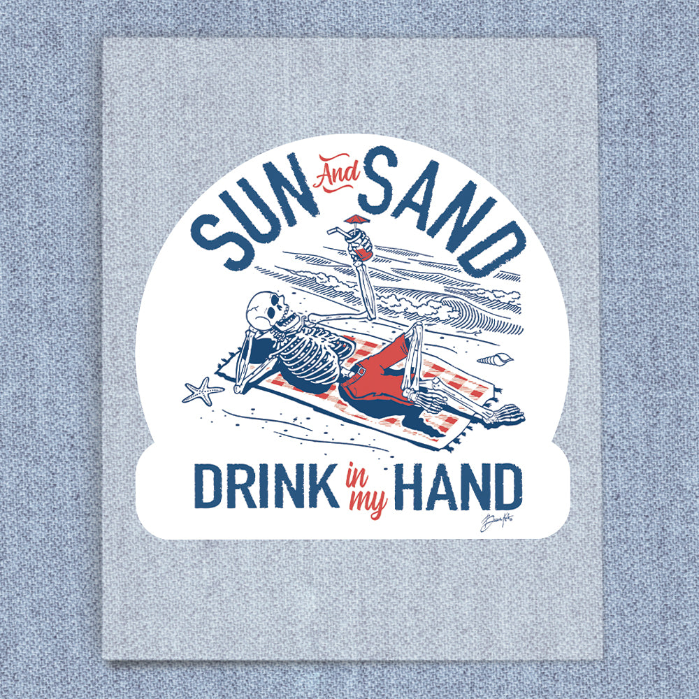 Sun & Sand Skeleton Blue