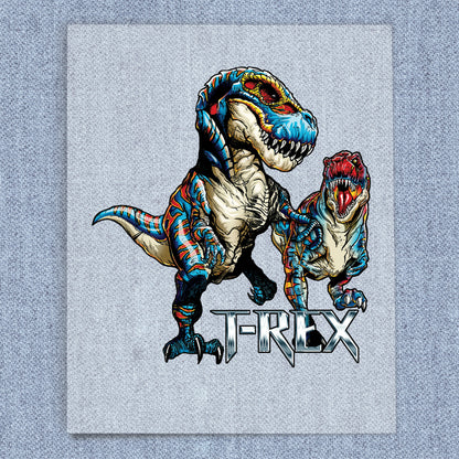 T-Rex Blue & Red