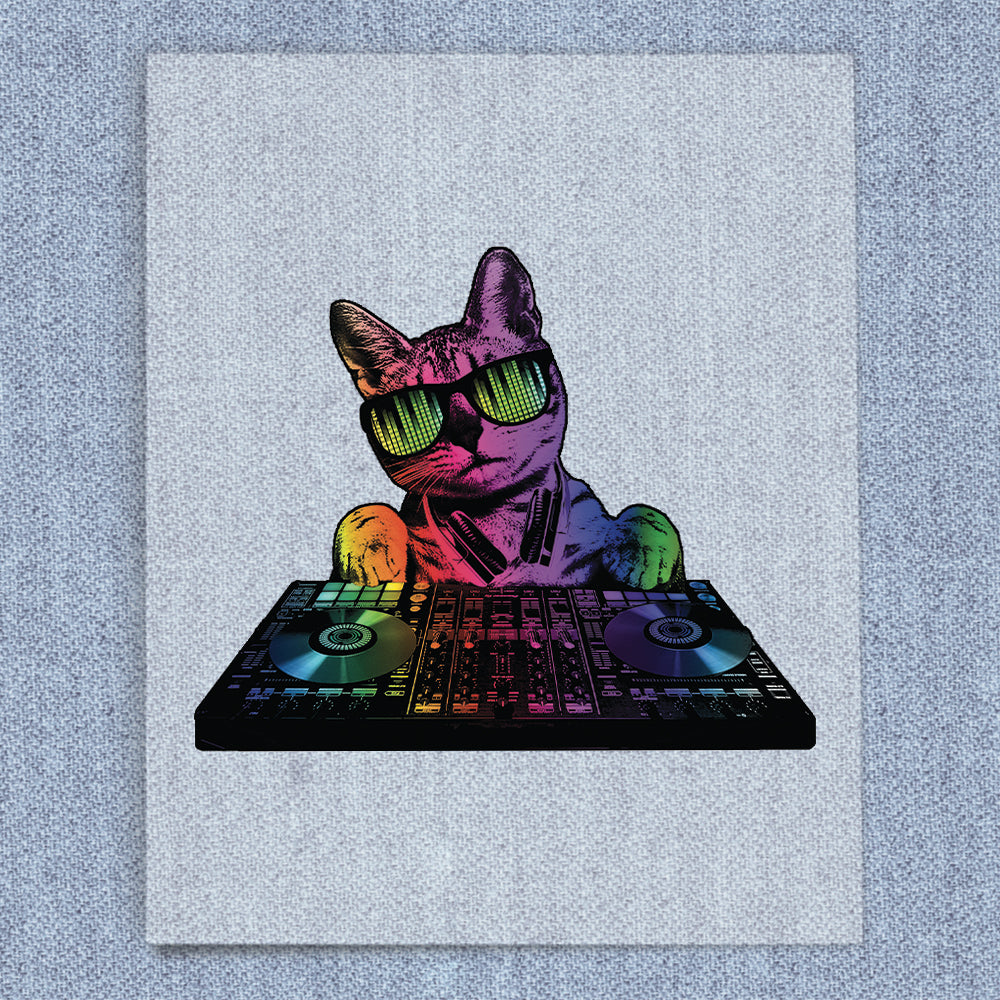 Technicolor DJ Cat