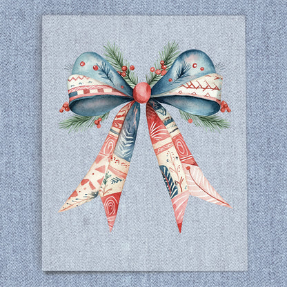 Vintage Christmas Coquette Bow