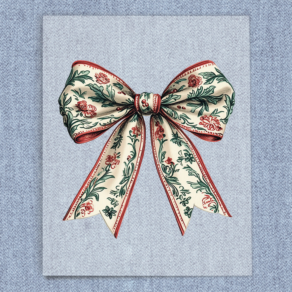 Vintage Christmas Coquette Bow