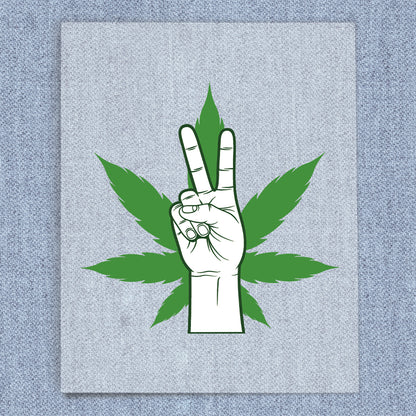 Weed Peace Sign