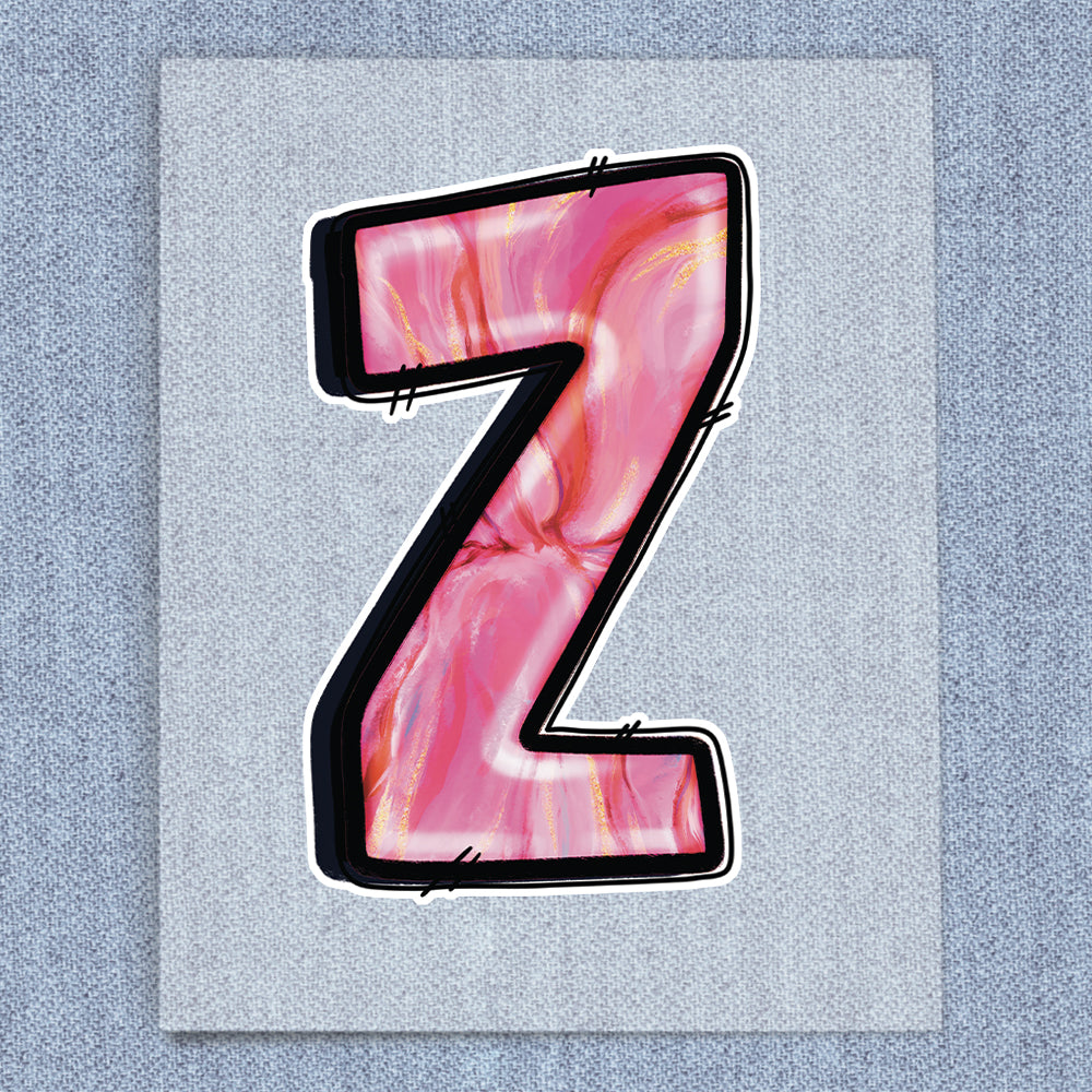 Z Pink Marbled